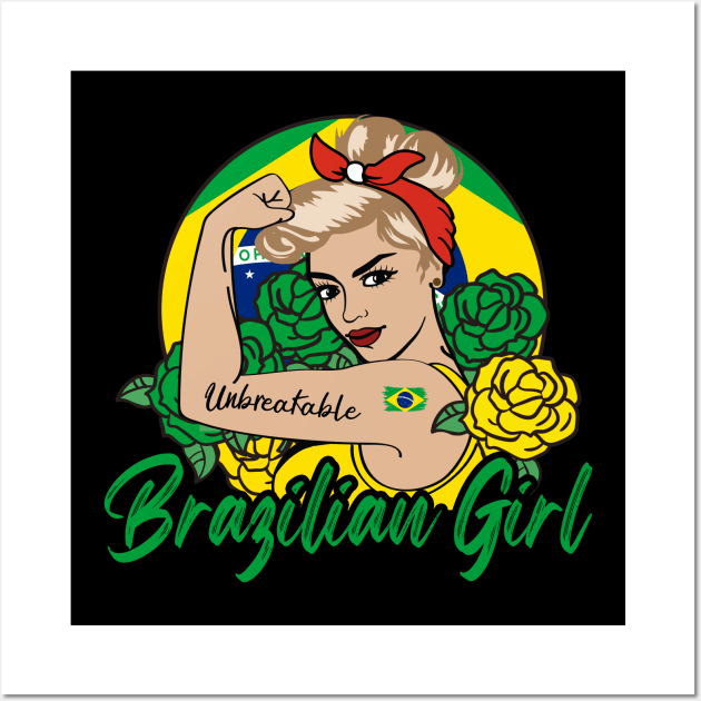 Brazilian Girl Wall Art by JayD World